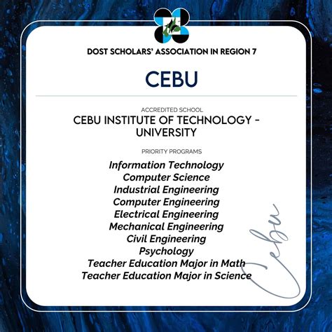 dost accredited schools in cebu|Guide: Apply for DOST Scholarship in Cebu for A.Y..